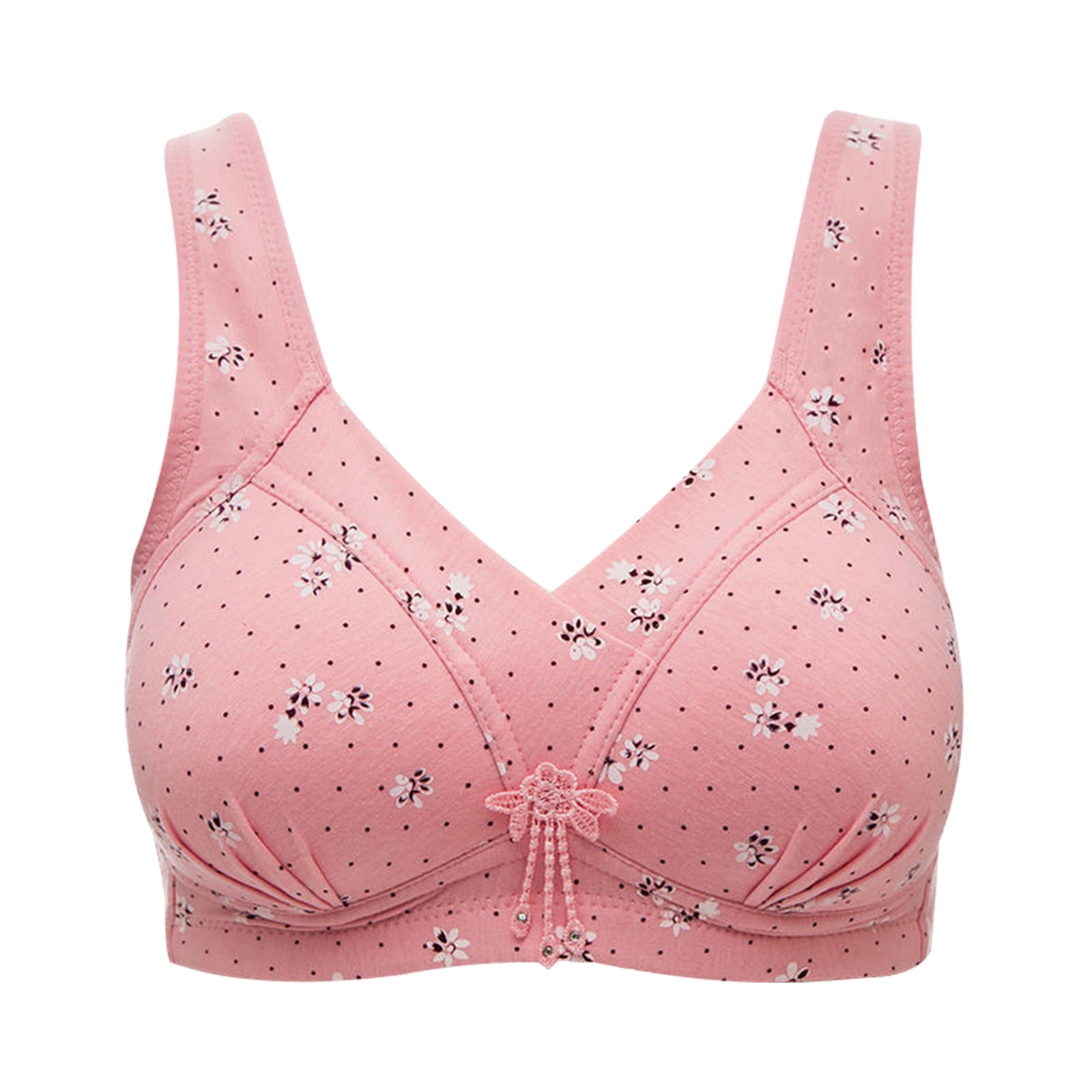 Full Coverage Bra, Women's Bra Wire Free Underwear OnePiece Bra