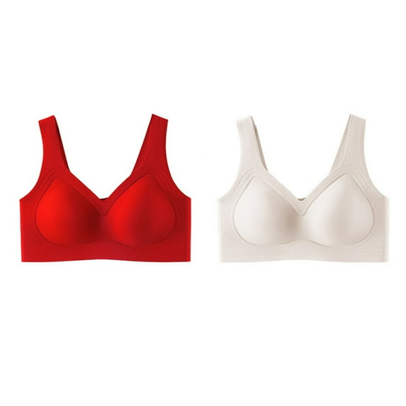 Full Coverage Bras for Women, Audhol Jelly Bra Lifting Wire Jelly Bra Supportive Bras Comfort and Soft Breathable Push Up Bras for Women T 3XL
