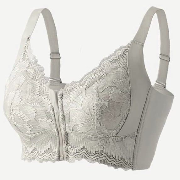 Full Coverage Bras for Women JIANLAI Full Coverage Wireless Bra Padded Seamless Bralettes Comfortable Basic Everyday Bras Grey