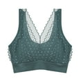 thumbnail image 1 of Womens Full-Coverage Bras Seamless Bra Feature V-Neck Balconette Bra Hook and Eye Closure Sports Bra Plus Size One Size Style W-934, 1 of 7