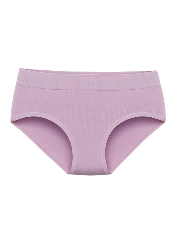 Full Coverage Briefs Women's Solid Color Plus Size Mid Waist Leak Proof Crotch Shorts Underwear Panties Soft Stretchable Comfortable Period Underwear Panties Menstrual Leakproof Briefs