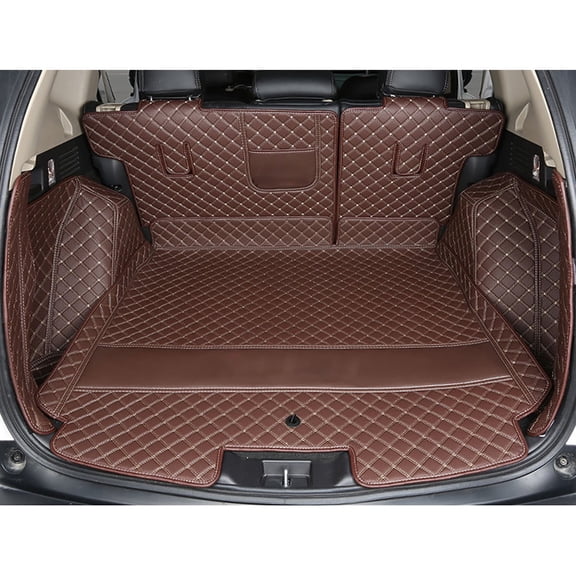 Full Coverage Cargo Liner Compatible with Mercedes GLC-Class X253 GLC200 GLC260 GLC300 GLC350 SUV 2015-2022 Custom Trunk Tray -Coffee
