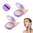 thumbnail image 1 of Full Coverage Creamy Foundation, Long-Lasting Waterproof BB Cushion, Smooth & Even Base for Oily Dry Combination Skin, Compact Travel-Friendly(2PCS), 1 of 8
