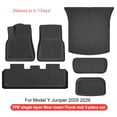 thumbnail image 1 of Full Coverage Floor Mats For Tesla Model Y Juniper 2025 2026 TPE Non-Slip Trunk Pad Scratch-Resistant Cargo Protective Liner Odorless Back Cushion, 1 of 18