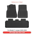 thumbnail image 1 of Full Coverage Floor Mats For Tesla Model Y Juniper 2025 2026 TPE Non-Slip Trunk Pad Scratch-Resistant Cargo Protective Liner Odorless Back Cushion, 1 of 18