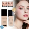 thumbnail image 1 of Full Coverage Foundation 30ml, Soft Matte Oil Control Concealer, Luxury Full Coverage, Soft Matte for Mature Skin, Smooth Skin & Long-Lasting Makeup (Natural), 1 of 8