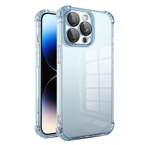 Full Coverage Housing Clear Case for Phone 14 plus Phone Cover Shockproof Protective Bumper Skin Flexible Cover Case