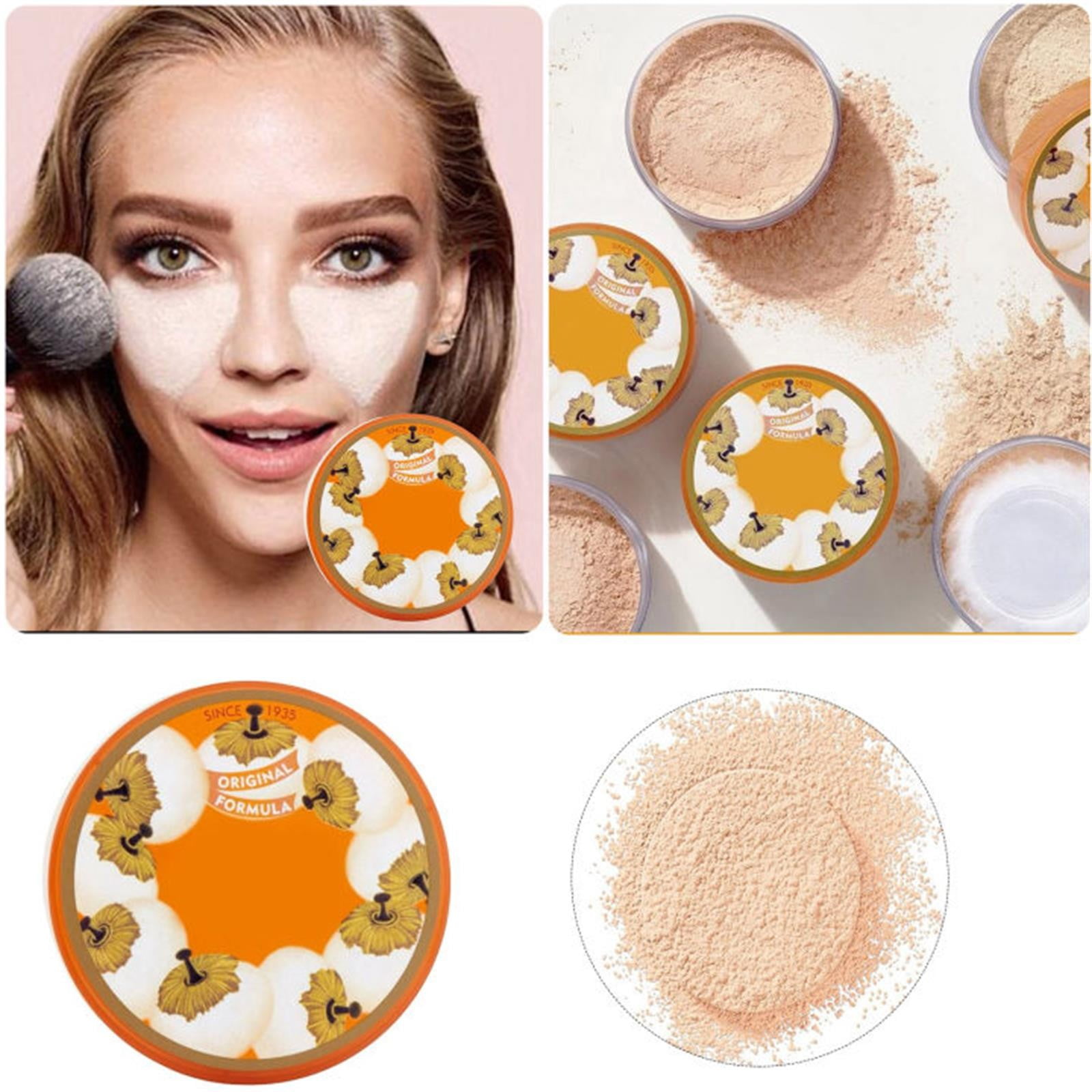 Full Coverage Loose Powder Translucent Long Lasting Foundation New