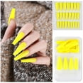 thumbnail image 1 of Full Coverage Nails for Ladies and Girls - 24 Long Nail Set with Glue - for Any Occasion, 1 of 8