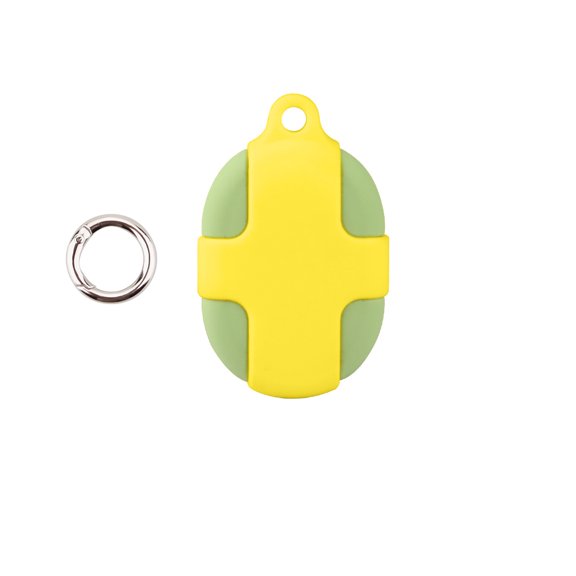 Full Coverage Protective Case for Xiaomi Tag Tracker Shock-Absorbing Scratch-Resistant Protective Skin Cover with Anti-Losing Keychain Ring Accessory