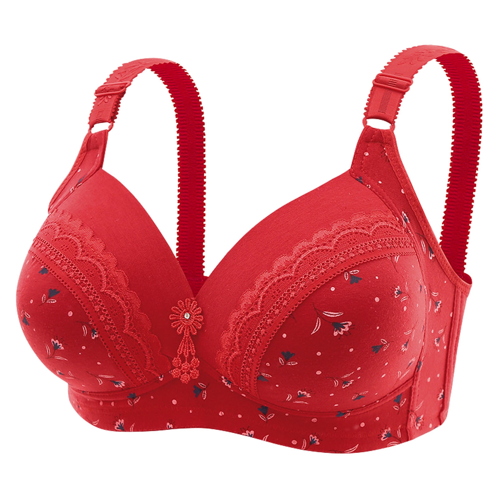 FullCoverage Pullover Bra Unlined Underwire Bra PlusSize Wireless Cotton Bra FullCoverage