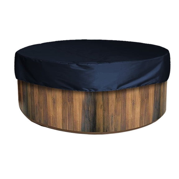 Full Coverage Round Bath Cover for Spa Protects Every Inch of Your Spa