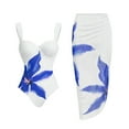 thumbnail image 1 of Full Coverage Swimsuit for Woman One Piece Swim Suits with Skirt 2026 Flower Print Bathing Suits Swimsuits One Piece, 1 of 7