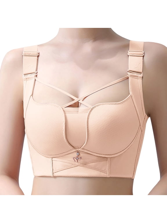 Full Coverage Wireless Bra Plus Size Shapewear With Supportive Side Panels And Comfort Lift