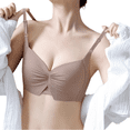 thumbnail image 1 of Full Coverage bras for women no underwire Hook And Loop Push-Up Soft  Everyday Bras, 1 of 5
