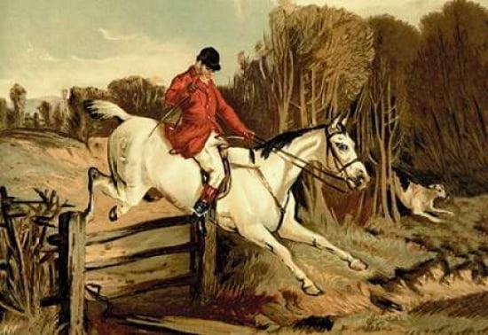 Full Cry 1900 Canvas Art - Samuel Sidney (24 x 36)