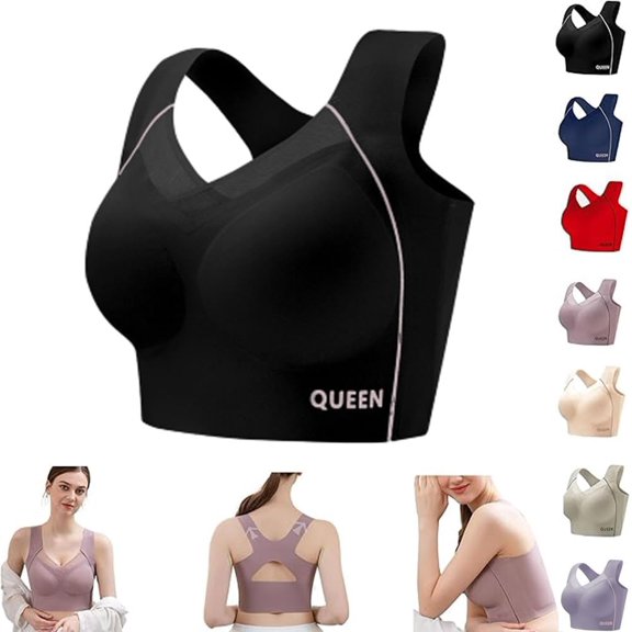 Full Cup Pads Large Size Breathable Bras for Ladys Women, Posture Bras for Women