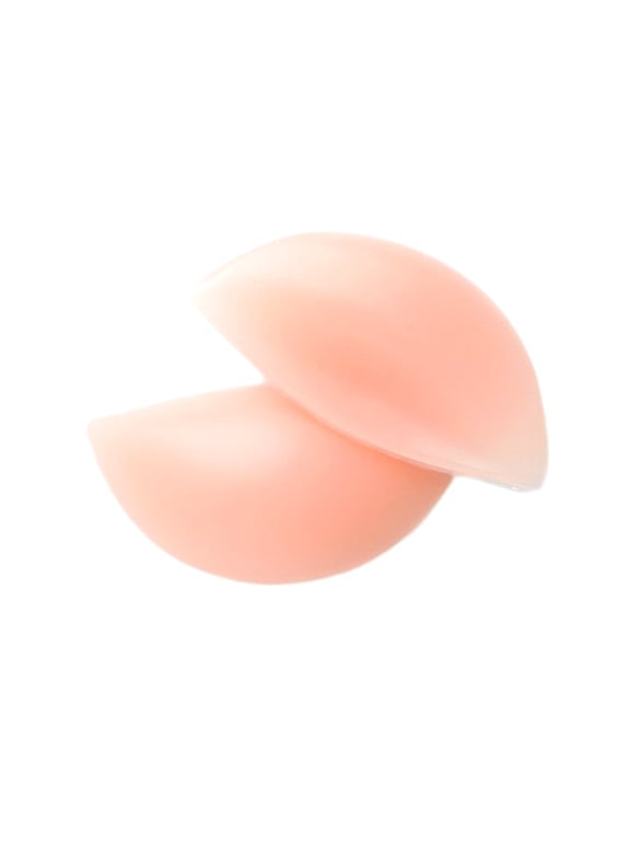 Silicone Push-Up Bra Pads, V-Shaped Bust Enhancers, Nude, Size AB, Womens