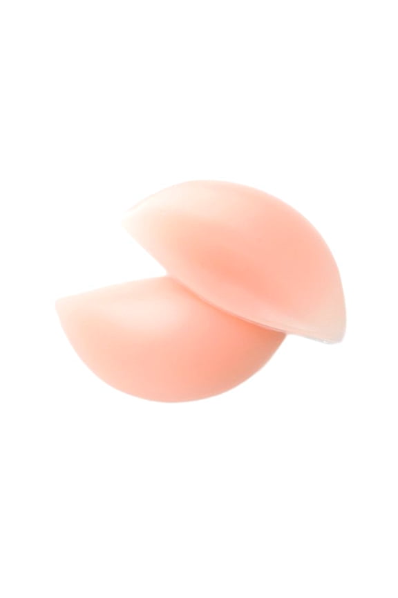 Silicone Push-Up Bra Pads, V-Shaped Bust Enhancers, Nude, Size AB, Womens