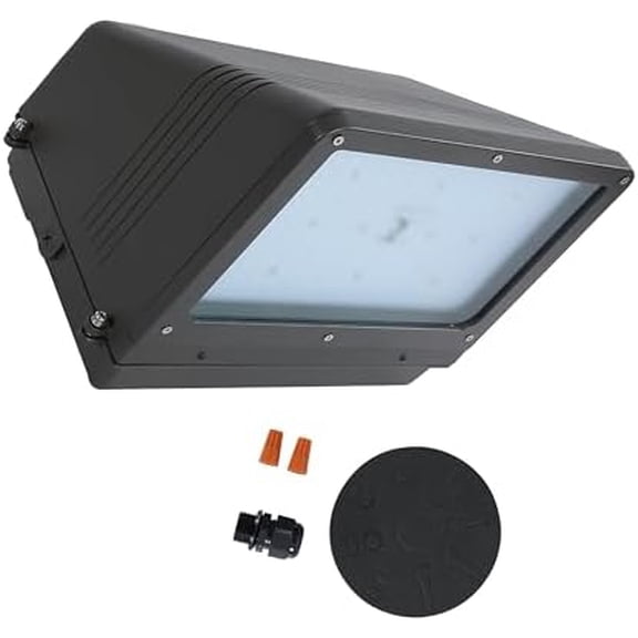 Full Cutoff LED Wall Pack 70W 8400LM 5000K, IP65 Photocell Auto-Dim Dark Sky Outdoor Light for Parking/Warehouse$$Tools & Hardware Other