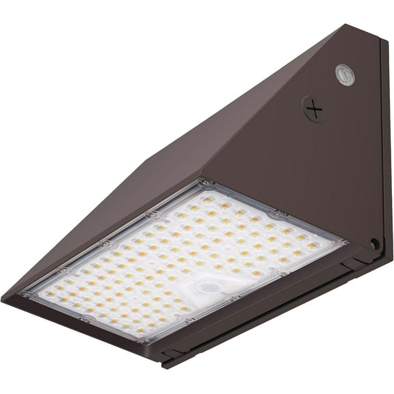 Full Cutoff LED Wall Pack Light,60W/40W/20W with Dusk to Dawn Photocell 8700LM 0-10V Dimmable Outdoor Security Lighting 3000K/4000K/5000K Commercial Wall Light for Warehouses Factories