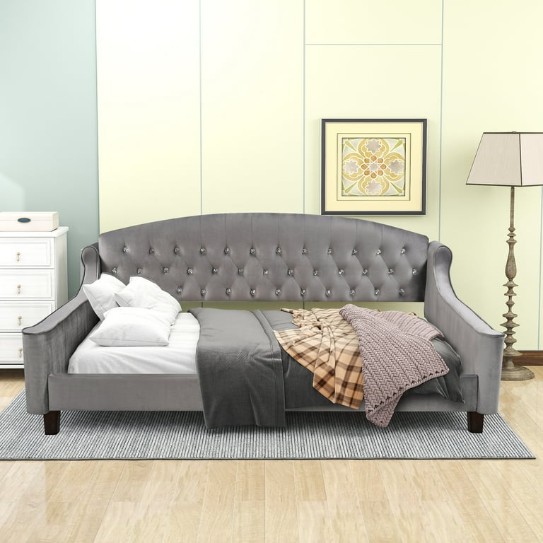 Upholstered cheap full daybed