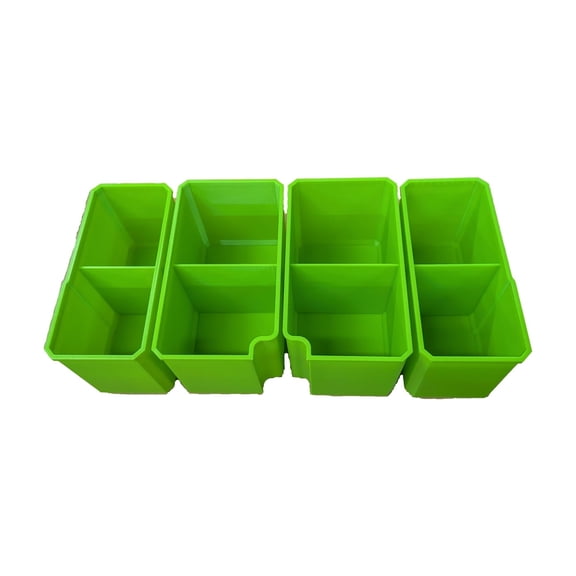 Full-Depth Bin Set for Milwaukee Deep Packout 48-22-8432, Made in the USA, Multiple Colors Available NEON GREEN