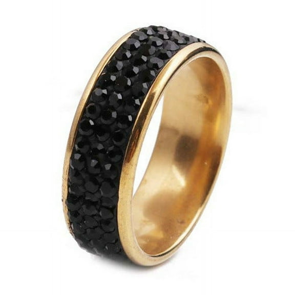 Full Diamond Shambhala Jewelry Stainless Steel Diamond Ring