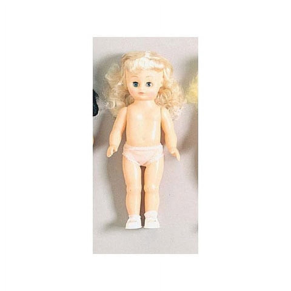 Full Doll - Caucasian Girl - Platinum Hair - 13.5 inches