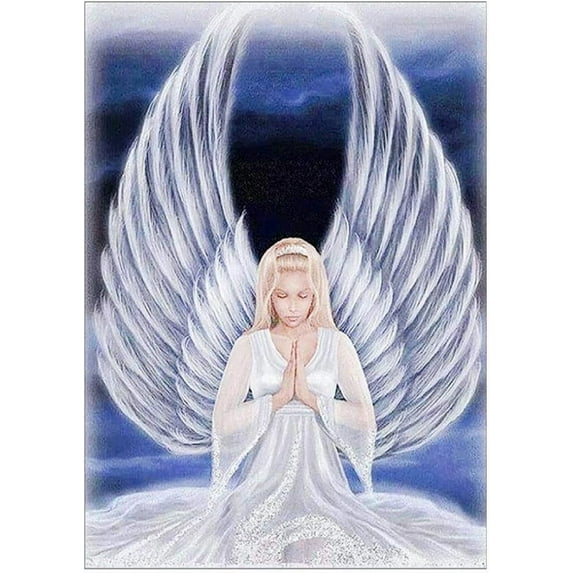 Full Drill Angel 5D DIY Diamond Embroidery Painting Mosaic Cross Stitch Round Rhinestones Beads Kits Home Wall Decor