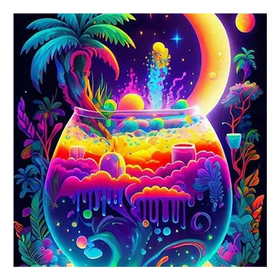 Full Drills Painting Embroidery Art Decor Cross Stitch Kits DIY Gifts F6J6