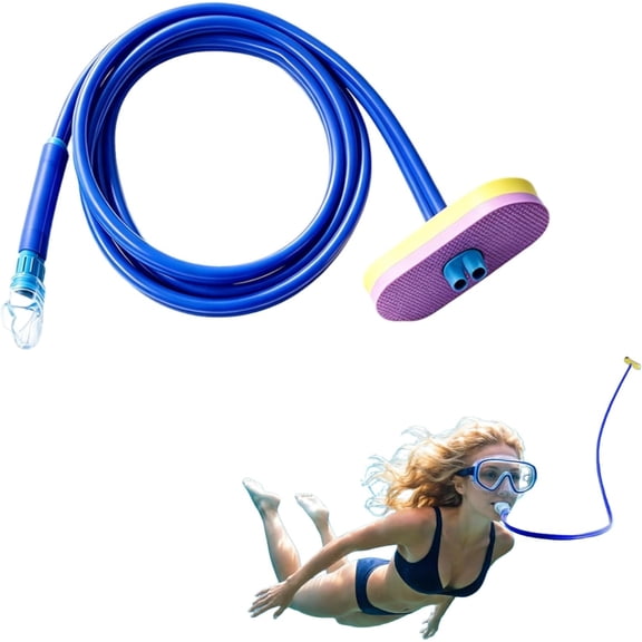 Full Dry Respirator Adult, Camping & Stream Diving, Suitable For Snorkeling Experience Equipment(RL 118Inch 1 Set)