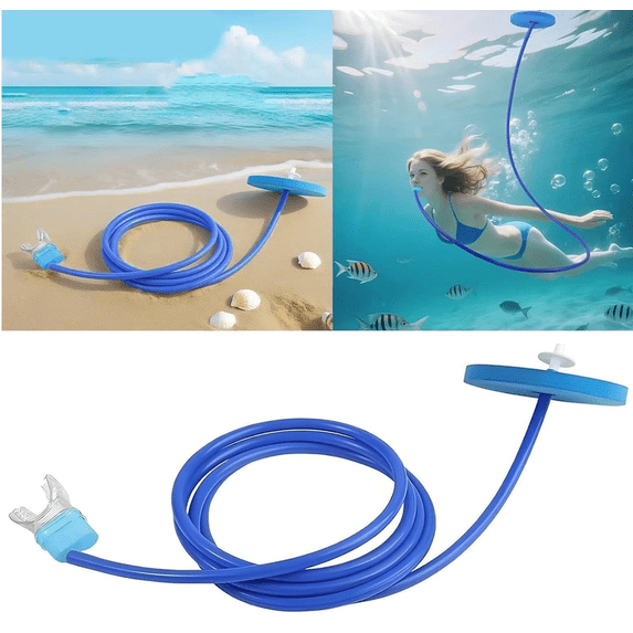 Full Dry Respirator,Ergonomic Diving Snorkels,Portable Enduring Breathing Tube for Adult Men Women Diving Swimming Camping Stream Diving