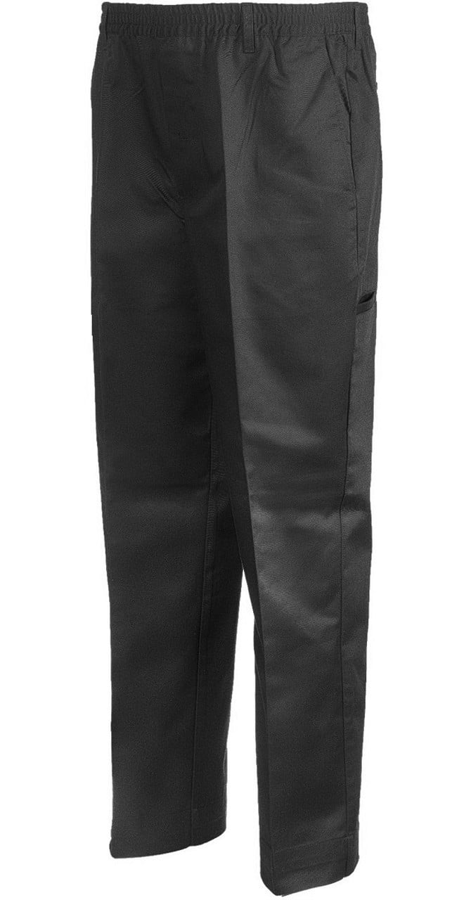 Kikx Hot Pants with Elastic Waist in Plain Black Matt Lycra - kikx