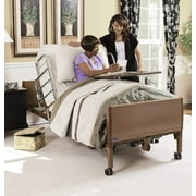 Full Electric Bed Package with Innerspring Mattress and Half Rails