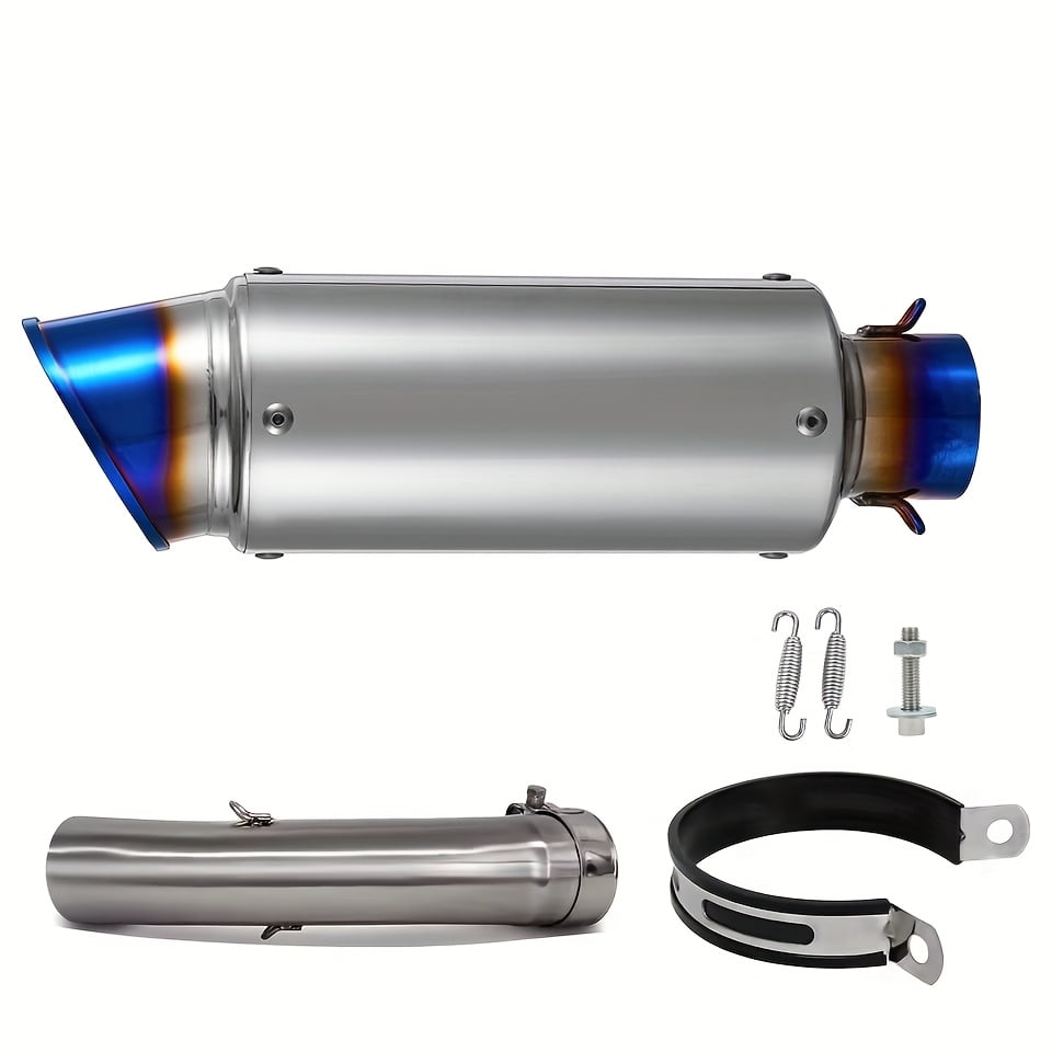 Exhaust Pipe Slip-on Carbon Tips 2'' Modified For Duke 125 250 - Foto 5