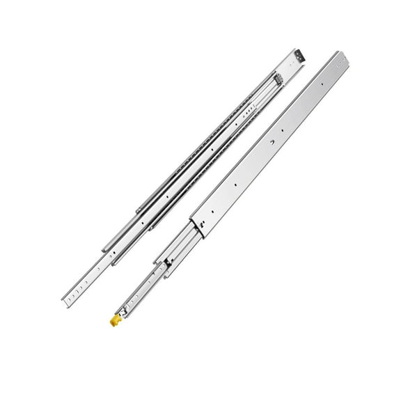 Full Extension Drawer Slides 48 Inch 500 lbs Load Capacity Locking Ball Bearing Side Mount Drawer Slide Rail