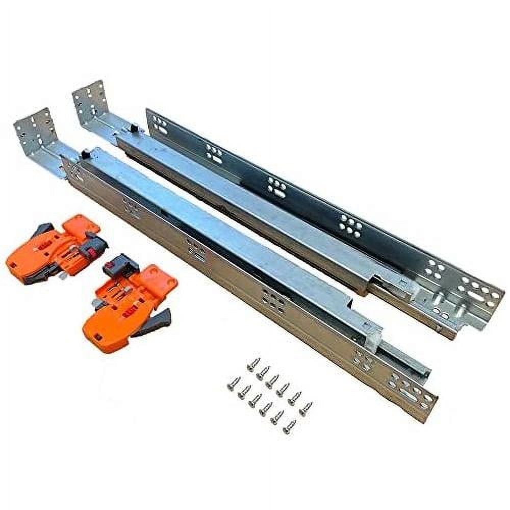 Full Extension Undermount Concealed Soft Close Drawer Slides, With