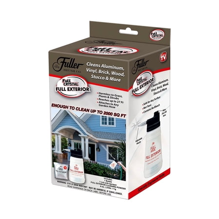 Full Exterior Outdoor Cleaner, Non-Toxic, Bottle and One 4.oz Powder Included