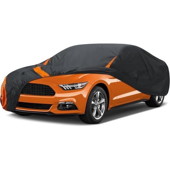 in Full Exterior Waterproof Car Cover All Weather, Waterproof,UV Resistant, Dustproof, Fit Coupe Mazda Miata/MX-5, BMW Z1/Z3, Honda S2000, Chrysler Crossfire, Saturn Sky,Fiat 124,SLK.Size C1