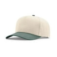 thumbnail image 1 of Richardson Full Fabric 5 Panel Champ Hat, One Size Fits Most, Combination Cream/Dark Green, 1 of 3