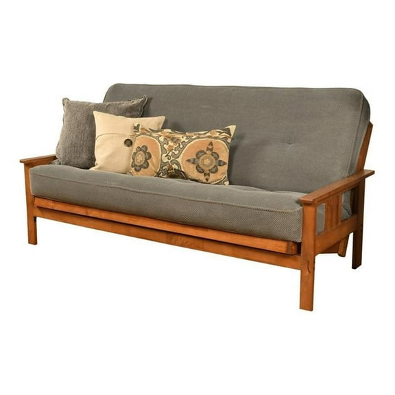 Full Fabric Futon Mattress in Marmont Thunder Blue-Frame Not Included