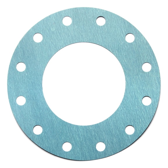 Full Face Aramid/Buna-N Flange Gasket for 10" Pipe - 1/8" Thick - Class 150