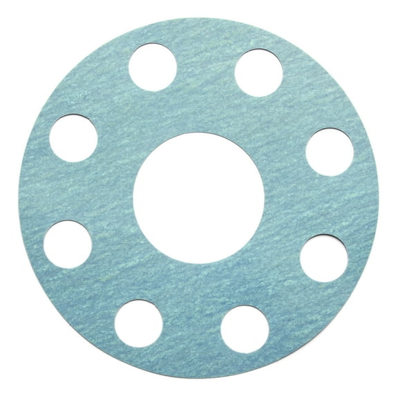 Full Face Aramid Flange Gasket for 6" Pipe, 1/16" Thick, No 150
