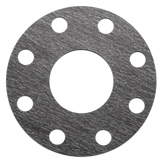 Full Face Aramid with EPDM Binder Flange Gasket for 2-1/2" Pipe - 1/8" Thick - Class 300