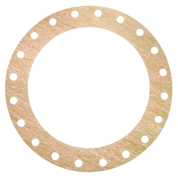 Full Face Aramid with SBR Binder Flange Gasket for 24" Pipe - 1/16" Thick - Class 150