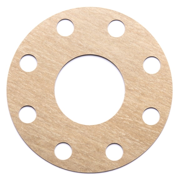 Full Face Aramid with SBR Binder Flange Gasket for 7" Pipe - 1/8" Thick - Class 150
