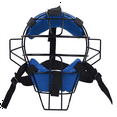 thumbnail image 1 of Full-Face Baseball Catcher Mask, Secure Fit Provides Protection and Comfort ,Does Not Obstruct View,Blue, 1 of 4