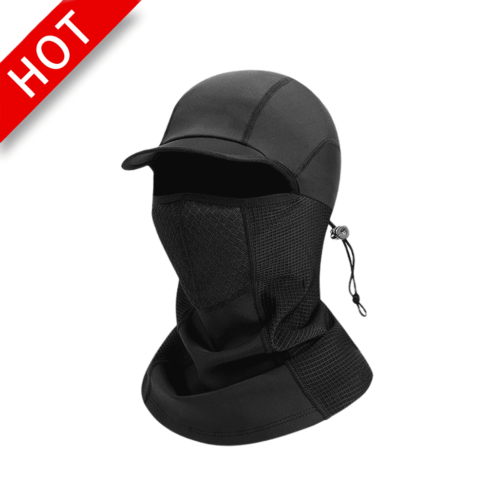 Full Face Cover Ski Neck Gaiter, Winter Balaclava Warm Knit Beanie for Outdoor Sports