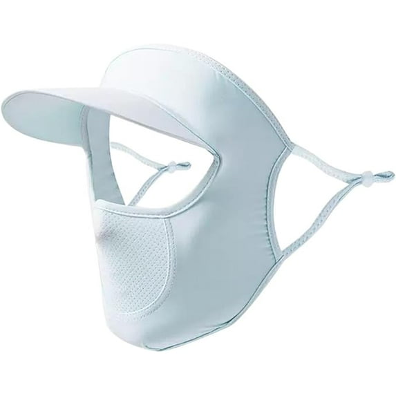 Full Face Cover Sunscreen Face Veil UV Protection Sun Shield Face Cover for Women Girls Summer Hat with Eye Shield